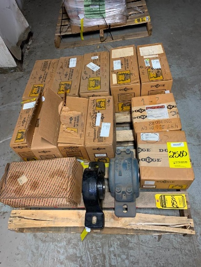 Pallet w/ Assorted Dodge Pillow Blocks, Bearing Units, Other Pillow Blocks