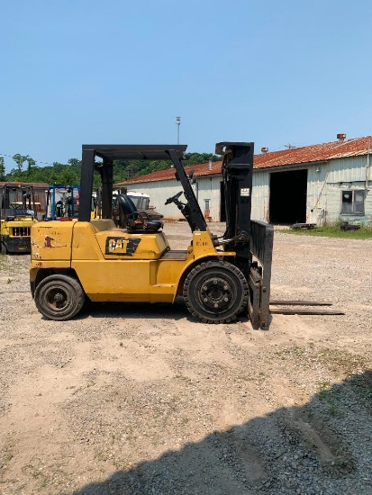 Caterpillar 8,000 Lb. Capacity Forklift, Model DP40KL1, S/N AT19C51045, 3-Stage Mast, Side-Shift,