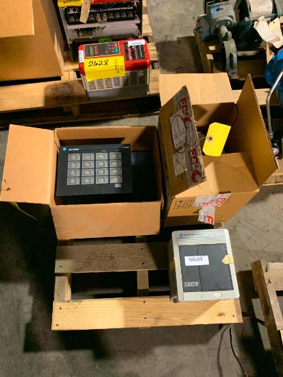 Pallet w/ ABB TB 84 Four-Electrode Conductivity Transmitter, Allen-Bradley Redipanel & Allen-Bradley