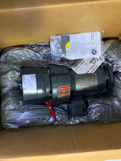 (NEW) Nidec .50-Hp Motor W/ Magnetic Brake, 575 V, 3-Phase, 1770 RPM
