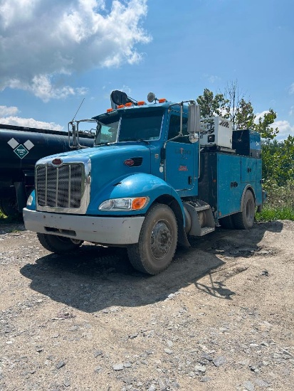 2009 Peterbilt Model PB 335 Service Truck, Engine Model PX8, Trans Model 3500 RDS, Rear Axle Dana