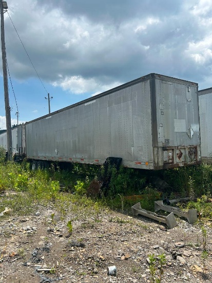 Fruehauf 45' T/A Van trailer & Contents of Assorted Caterpillar parts (Location Coordinates: