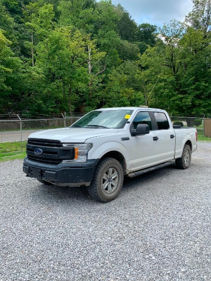 2019 Ford F-150 XL Pick-Up Truck, 5.0 L V-8 Engine, Automatic Transmission, 4 X 4, Crew Cab, 134,500
