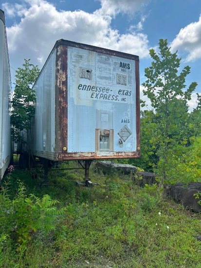 Strick 45' T/A Van Trailer & Contents of Assorted Plumbing, Hydraulic Hoses, Coupling, & Parker