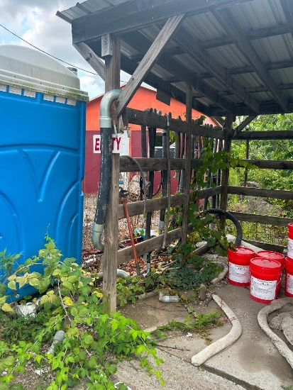 Contents of Building, Silt Fence & Hydraulic Hoses (LAUREL BRANCH LOCATION; Coordinates: 37.41254