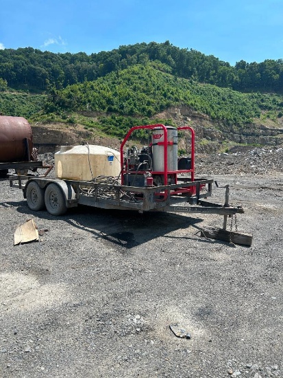 2022 Quinn T/A Trailer, 15x5 Front Axle, 15x5 Rear Axle, Model 77x16 WT, VIN 5JTAU1627NA103285, w/