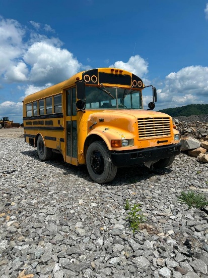 International School Bus, Model 3800 4x2 Bus, 1997 International 7.3 Liter Diesel Engine, T444E