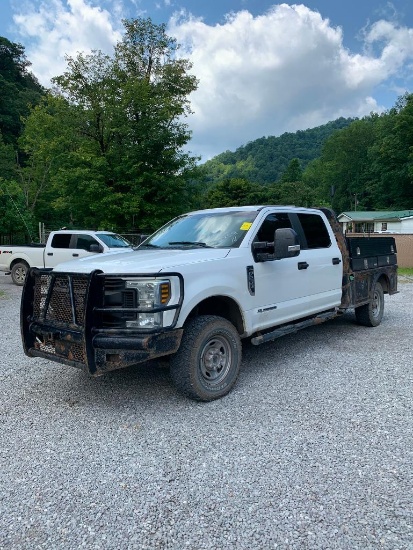 2018 Ford F-250 Flatbed Truck, Side Boxes, 6.7L Power Stroke Turbo Diesel Engine, Automatic