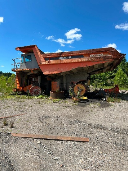 Hitachi EH1700 Rock Truck (Parts Machine) (LOCATED IN HURLEY, VA; Coordinates: 37.41245 Deg. N,