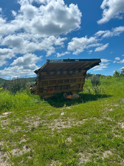 Remaining Scrap in Lot; Loader Bucket, Ingersoll Rand Drill Parts, Light Plants, Assorted Cat Parts,