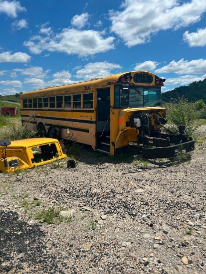 2003 Thomas School Bus/Freightliner, No Motor or Transmission, Continuous Miner Frame, Cummins Power