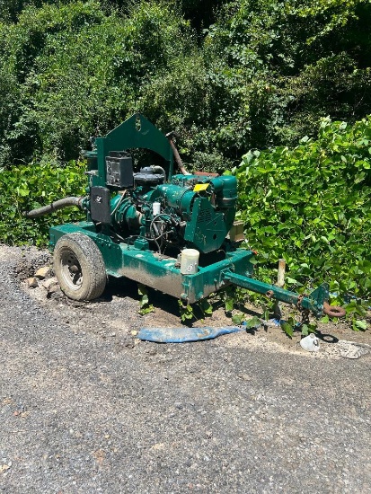 Pioneer 4" Trash Pump w/ Deutz Diesel Engine (LAUREL BRANCH LOCATION; Coordinates: 37.41295 Deg. N