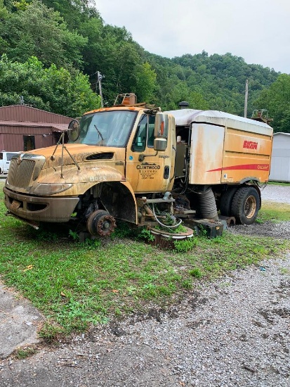 2010 International Dura Star/ Elgin Crosswind Sweeper Truck, VIN# 1HTMMAAN9AH255810 (Parts) (LAB