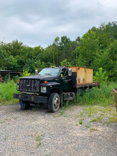 1996 Chevrolet Kodiak Pump Truck, Cat Diesel Engine, Single Axle, VIN# 1GBM7H1J2TJ101417, Asset#