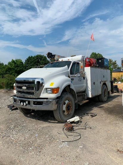 2009 Ford F-750 Super Duty Mechanics Truck, Manual Transmission, 148,842 Miles, VIN#