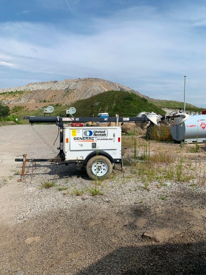 Generac Magnum Light Plant, 3-Cylinder Kubota Engine, 2034 Hours (BULL BRANCH LOCATION; Coordinates: