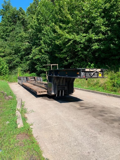 1986 Rogers Brothers Corp. Lowboy Trailer, 4-Axle, 100-Ton Capacity, Model # CT4WH100DDS25-233-20,