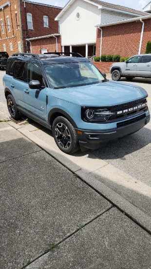 2022 Ford Bronco Sport SUV, 4WD, Gas, 42,127 miles, VIN# 3FMCR9C63NRD02070, Asset # 90594 (106 S.