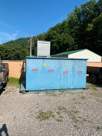 Powerbox Transformer, 1500 KVA, 12470 Input, 7200 Output, 500 KVA, 480 Output, # 03031808 (BIGGS