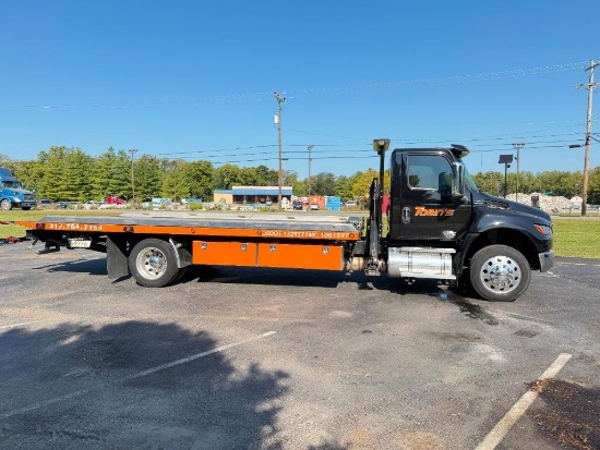 2023 International MV607 SBA Rollback Truck, Cummins Engine, Automatic Transmission, 26,000-Lb GVWR,