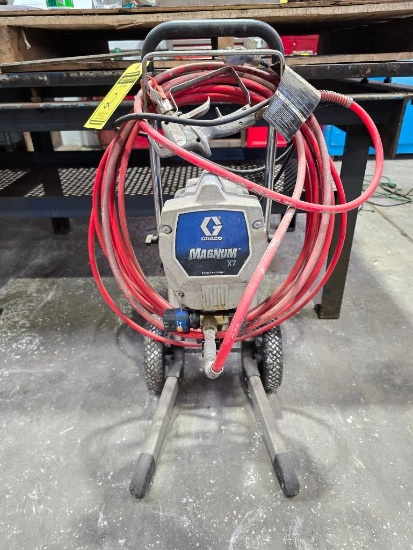 Graco Magnum X7 Airless Paint Sprayer on 2-Wheel Cart
