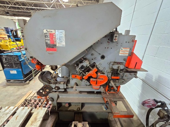 FICEP UIW-80 Mechanical Iron Worker, sn 18386, 5.5 HP, 490 Flywheel RPM, 70/78 SPM, 1 1/16"-1 1/2"
