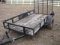 5'X8' Single axel trailer with laydown ramp