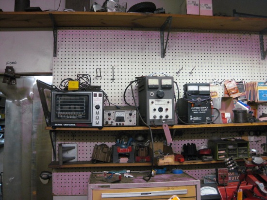 Vintage Tools Craftsman Oscilloscope, Kepco meter Motorola T-1012  Power Supply RA