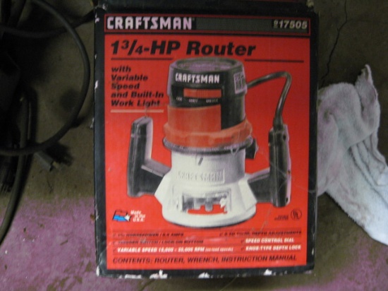 Sears 1 3/4 hp Router RA