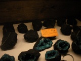 Split Blue dyed Geodes