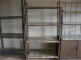 4 Tiered Display Shelf with Brown Marble Shelfs 18