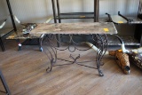 Marble Table Top and iron Base 17