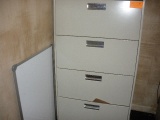 4 Drawer Lateral File Cabinet with Contents Office supplies