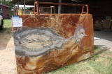 Onice Brown Lucido Marble Slab 53