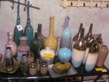 Urn bases glass containers bowls etc