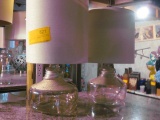 Tan Glass Lamps
