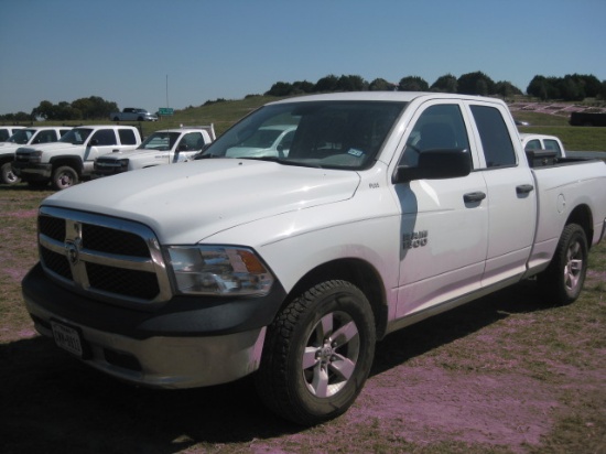 2013 Dodge Ram 1500 Quad Cab Short Box Auto 2wd Odometer 190,309 Auto VIN 1C6RR6FP5DS679978