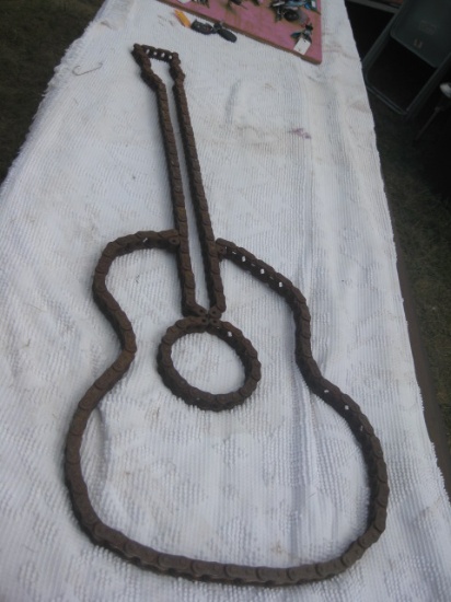 Welded Chain Guitar