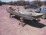 14' Alum Flatbottom Boat and motor