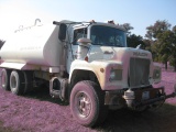 1986 Mack Model DM600 Water Truck VIN 1M2B120C3GA58888