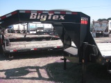 2015 Big Tex Model 22GNHD 30' Gooseneck Dovetail Trailer Spread Axle VIN 16VGX2526F6036740
