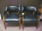 (2) Black Guest/Arm Chairs Location Temple Texas