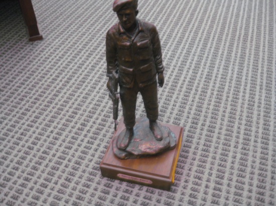 Nathan R. Chapman Menorial Statue by Bob Pack  15"