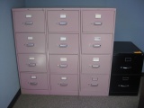 (7) File Cabinets (6) 4 Drawer (1) 2-Drawer Location Temple Texas