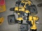 3 Dewalt Drills with charger and batteries