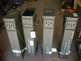 4 Military Ammo Boxes