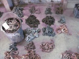 Large lot of chains