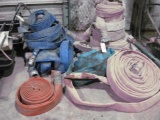 Fire Hoses and Blue Discharge hoses