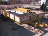 17' Tandem Axle Bumber Pull Utility Trailer