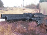 Large Lot Black Plastic Pipe 6